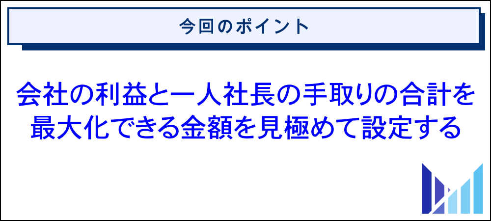 合同会社で一人社長の給料（役員報酬）を決める際の注意点 画像