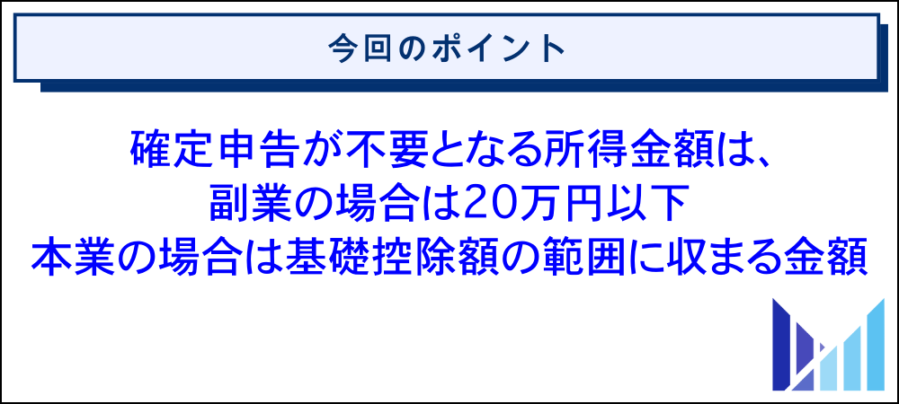 onlyfansで発生した収益の確定申告が必要なケース 画像